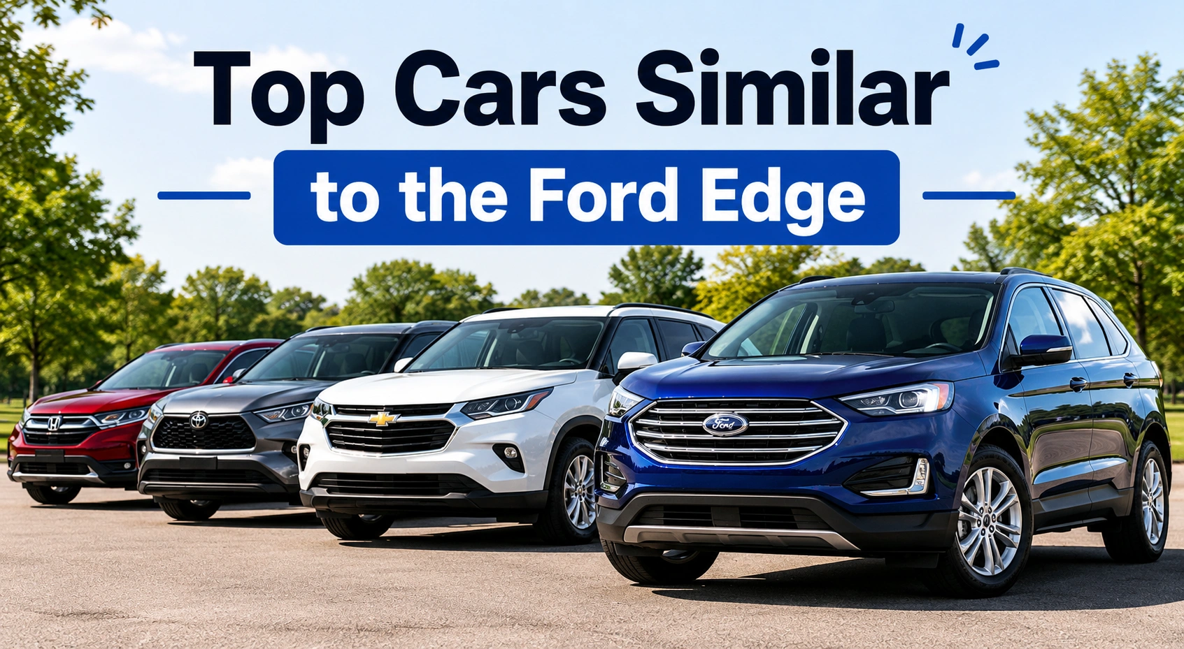 Read more about the article 8 Top Cars Similar to the Ford Edge in 2026: Smart Alternatives for Practical SUV Buyers