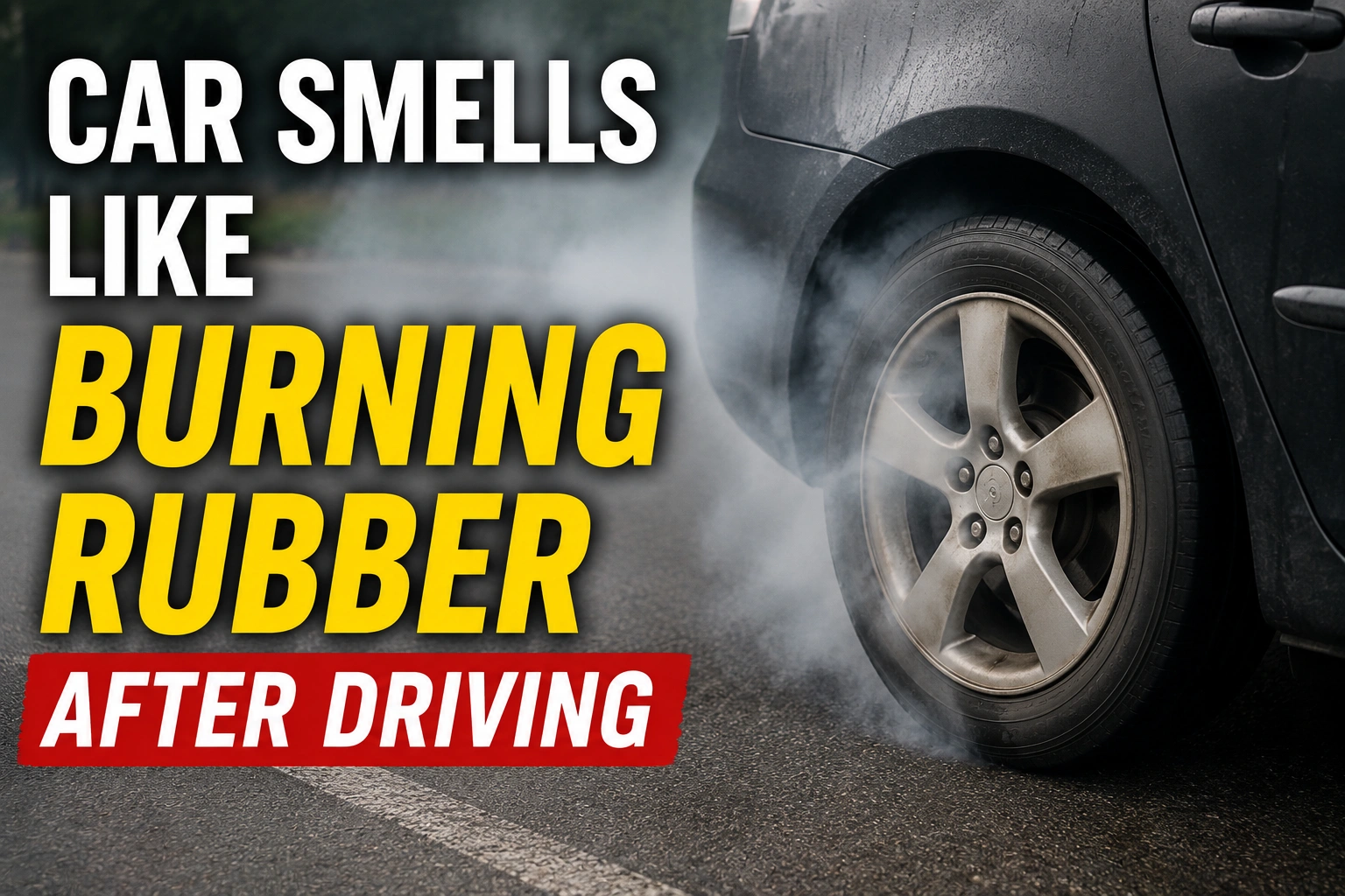 You are currently viewing Car Smells Like Burning Rubber After Driving: Causes And What To Do