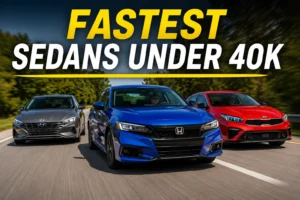 Read more about the article 7 Fastest Sedans Under $40,000 In 2026: New And Used Picks