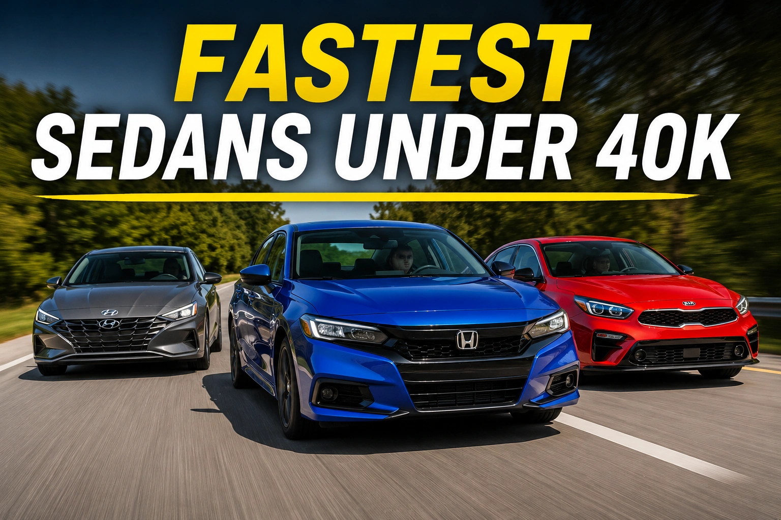 You are currently viewing 7 Fastest Sedans Under $40,000 In 2026: New And Used Picks