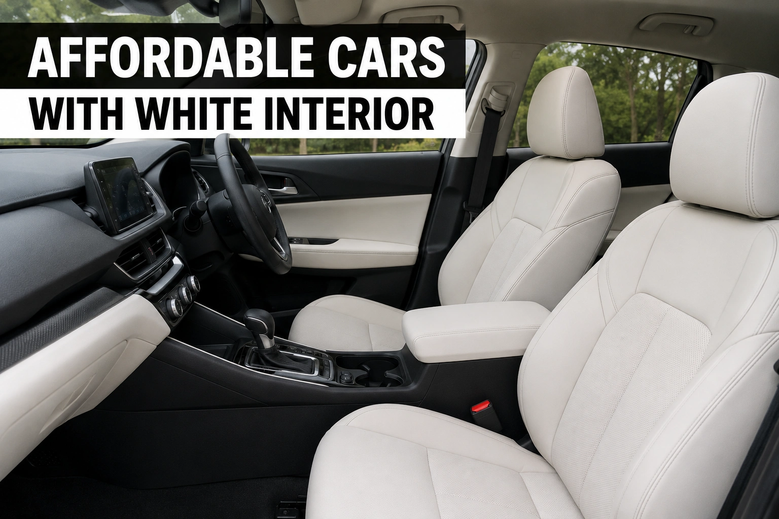Read more about the article 7 Affordable Cars With White Interior In 2026: The Complete Guide