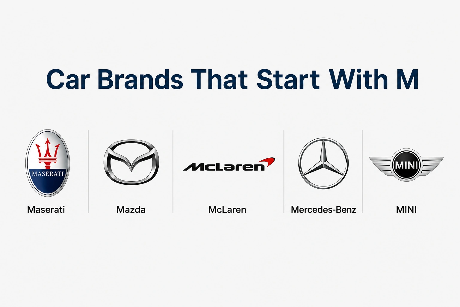 You are currently viewing Car Brands And Models That Start With M: 2026 Guide