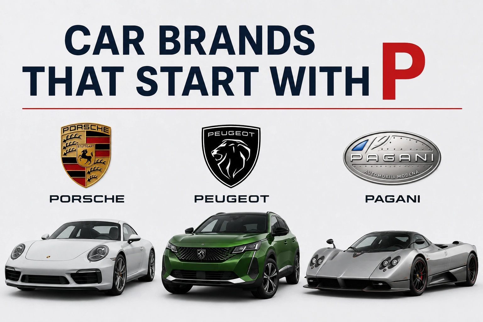 You are currently viewing Car Brands And Models That Start With P: The Complete Guide