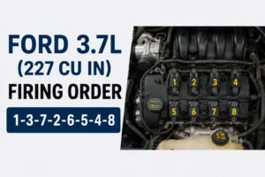 Read more about the article Ford 3.7L (227 cu in) Firing Order: Cylinder Guide & Specs