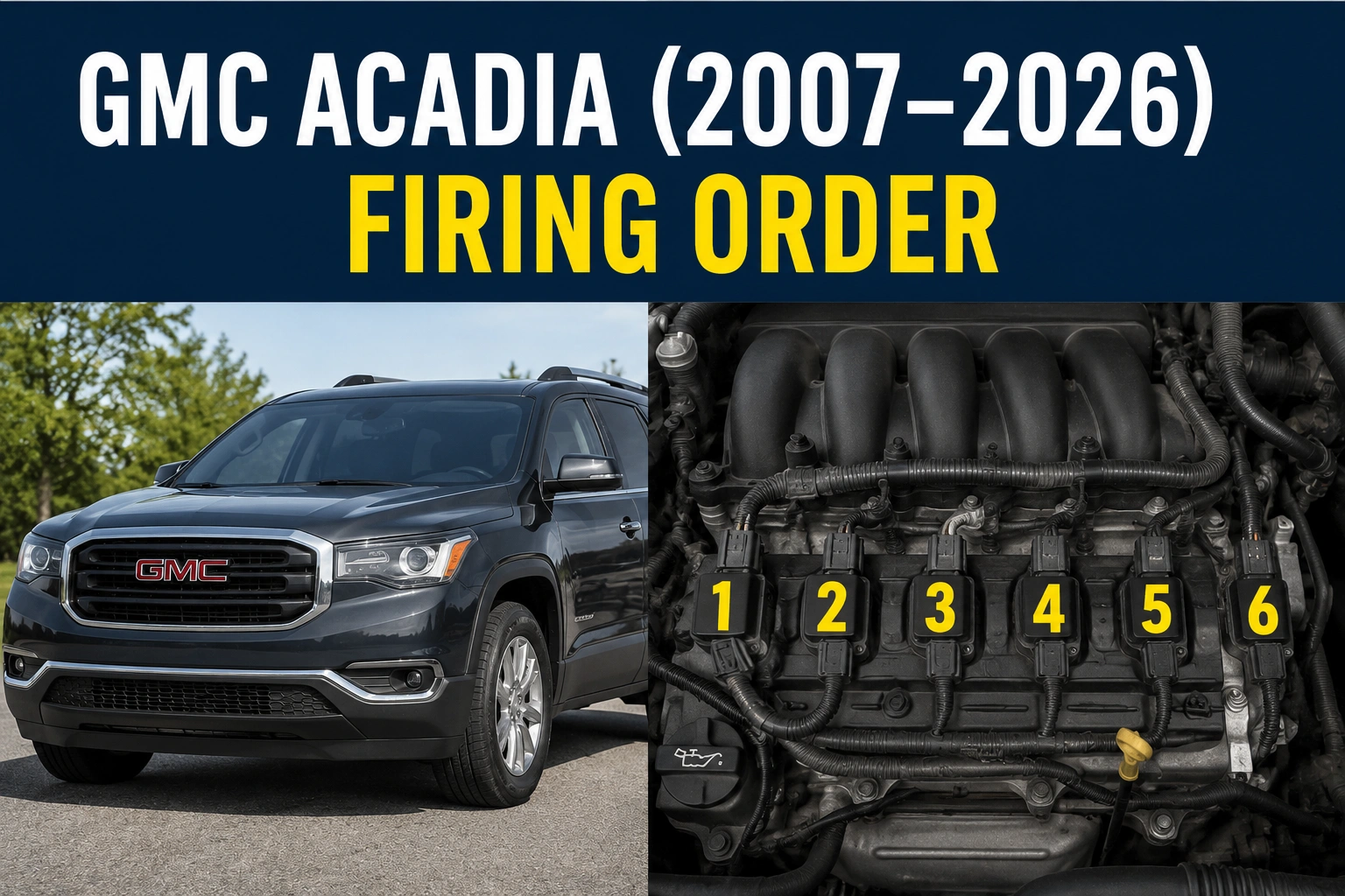 You are currently viewing GMC Acadia (2007–2026) Firing Order: Complete Engine Guide