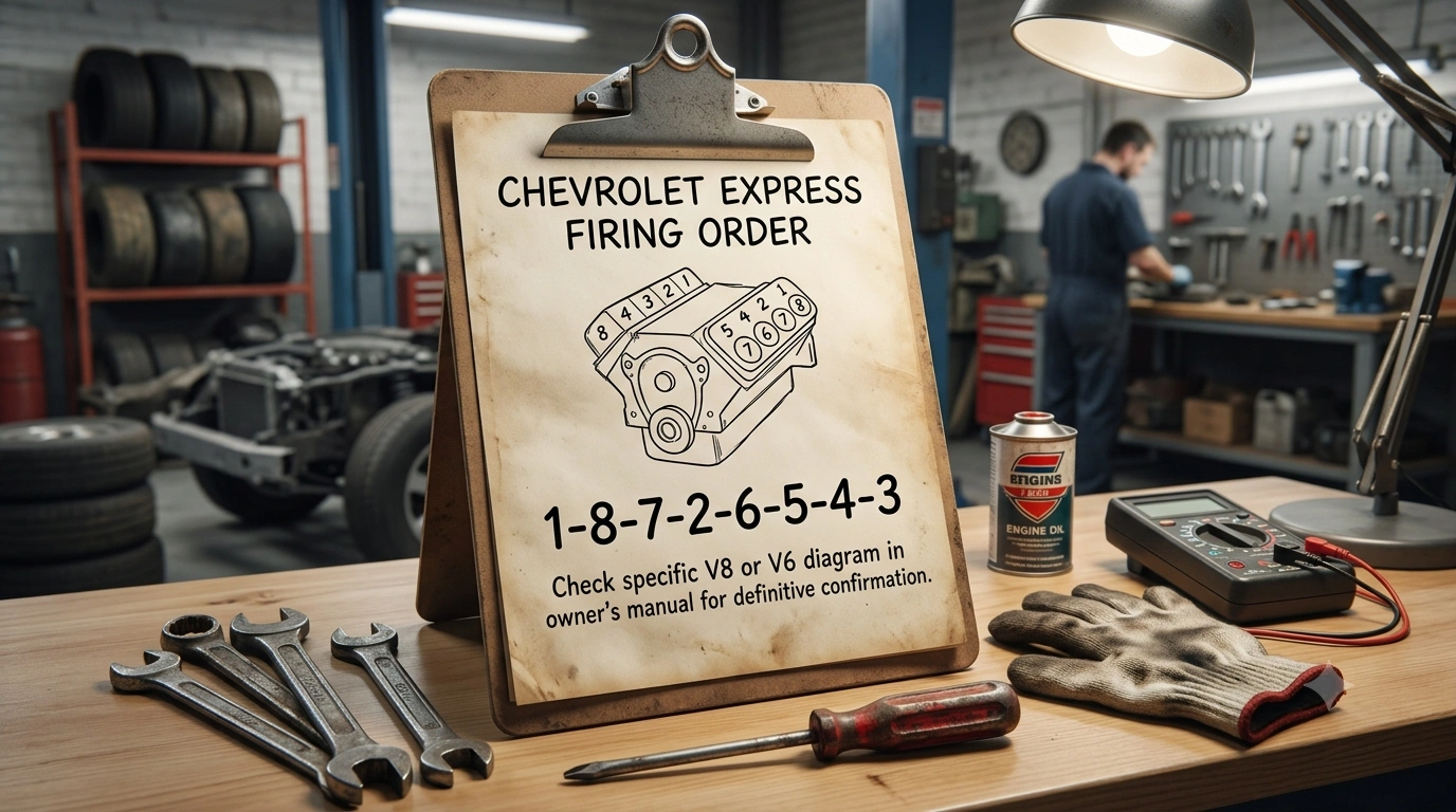 You are currently viewing Chevrolet Express Firing Order For Every Engine (2000-2026)