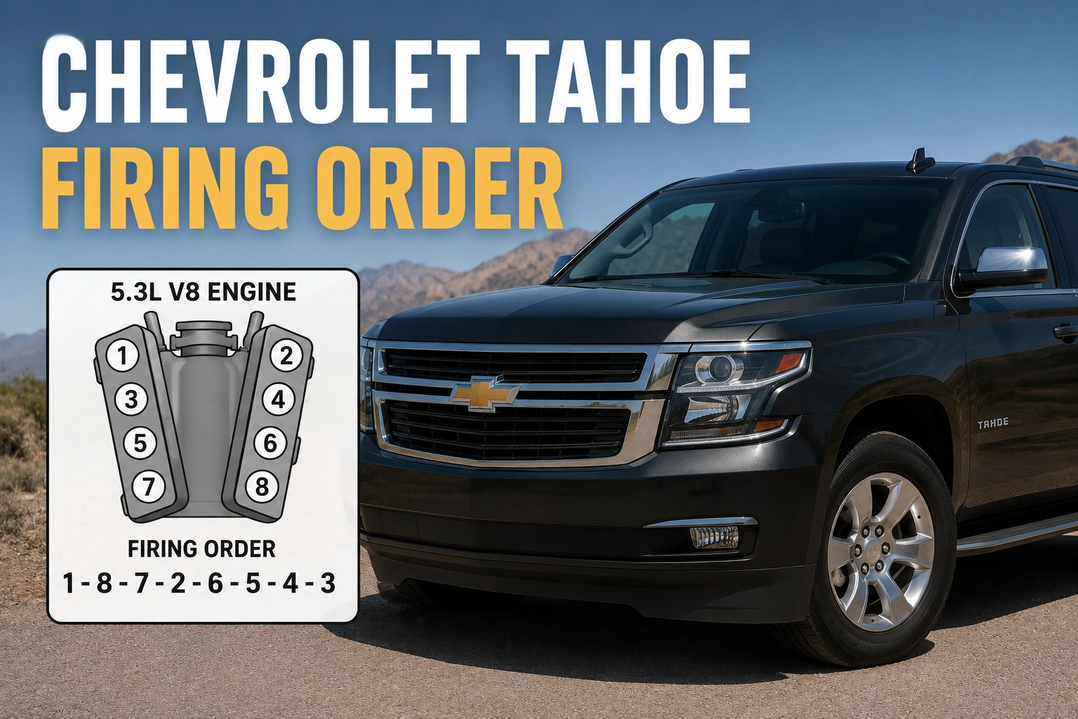 You are currently viewing Chevrolet Tahoe (2000–2026) Firing Order: Complete Engine Guide