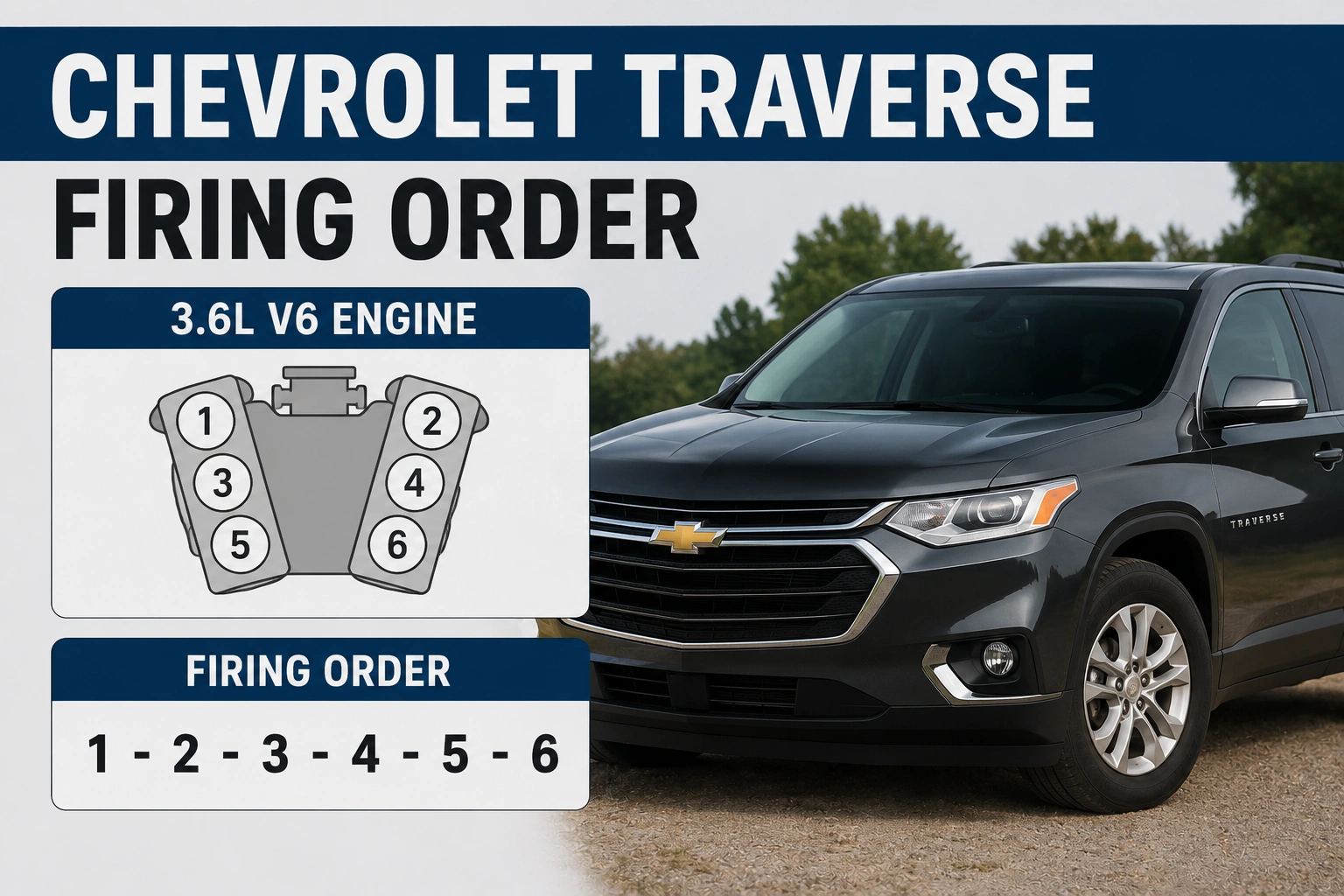 You are currently viewing Chevrolet Traverse Firing Order: A 2008-2023 Engine Guide