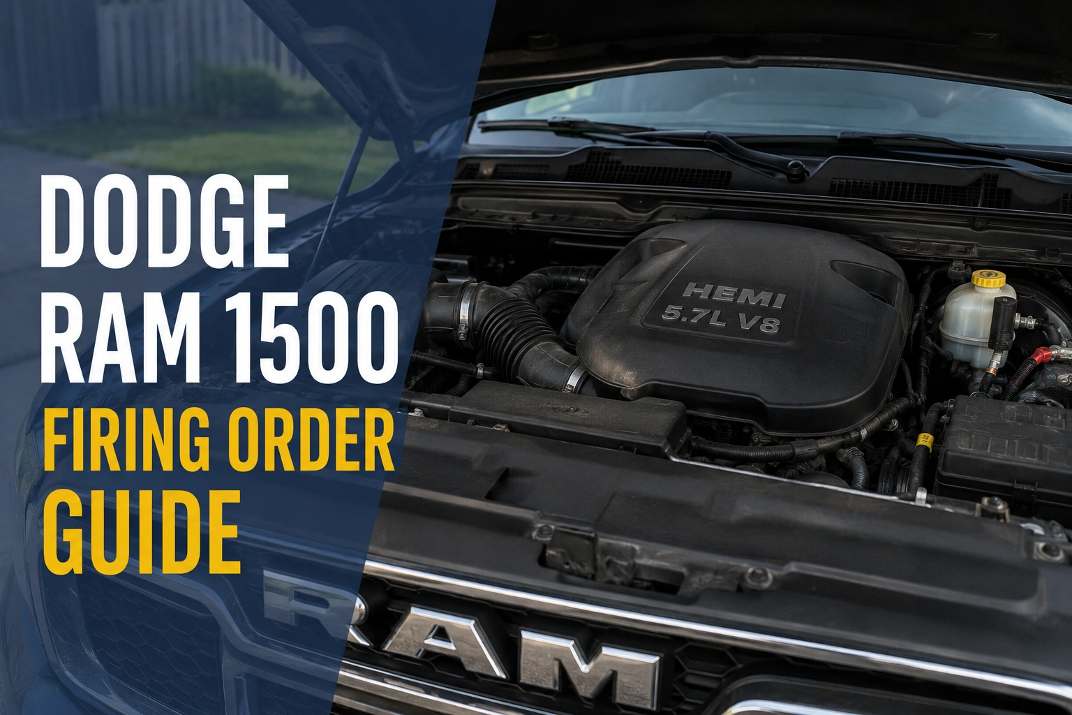 Read more about the article Dodge Ram 1500 Firing Order Guide: Every Engine 1994-2027