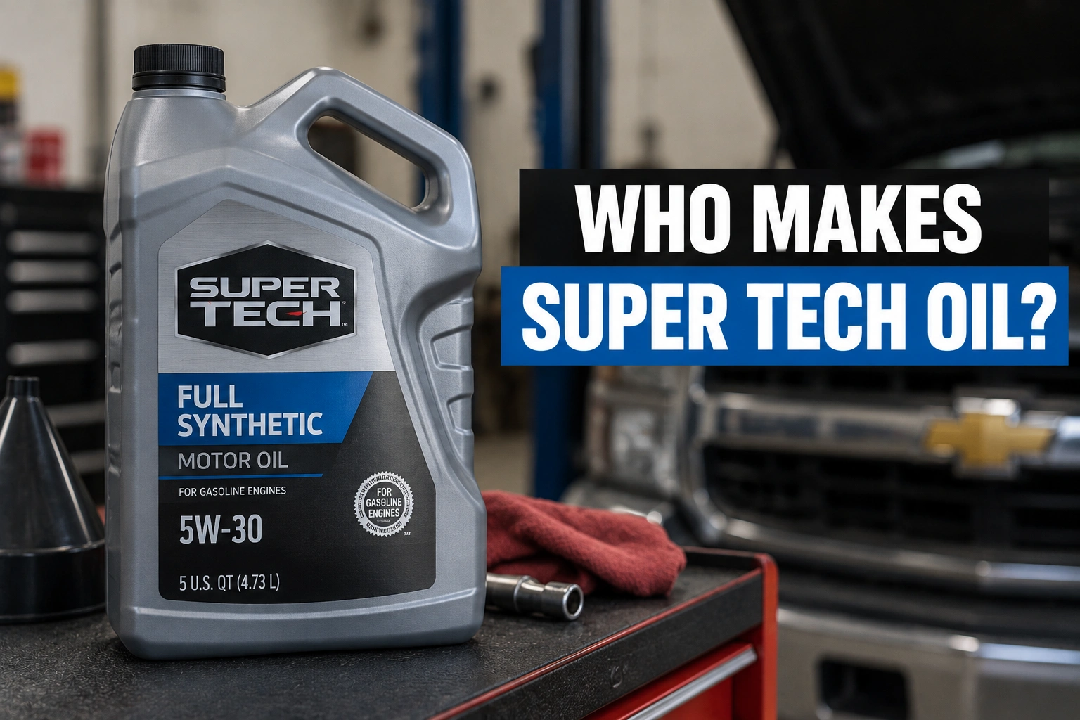 Read more about the article Who Makes Super Tech Oil? Manufacturer, Quality And Facts