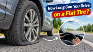 Read more about the article How Long Can You Drive On A Flat Tire? Complete Guide