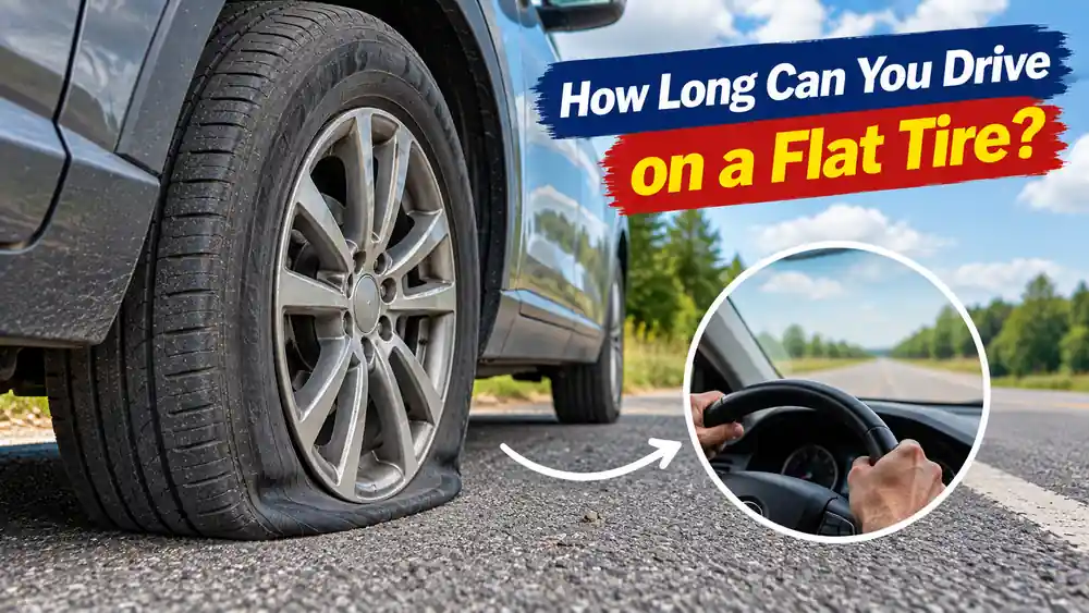 You are currently viewing How Long Can You Drive On A Flat Tire? Complete Guide